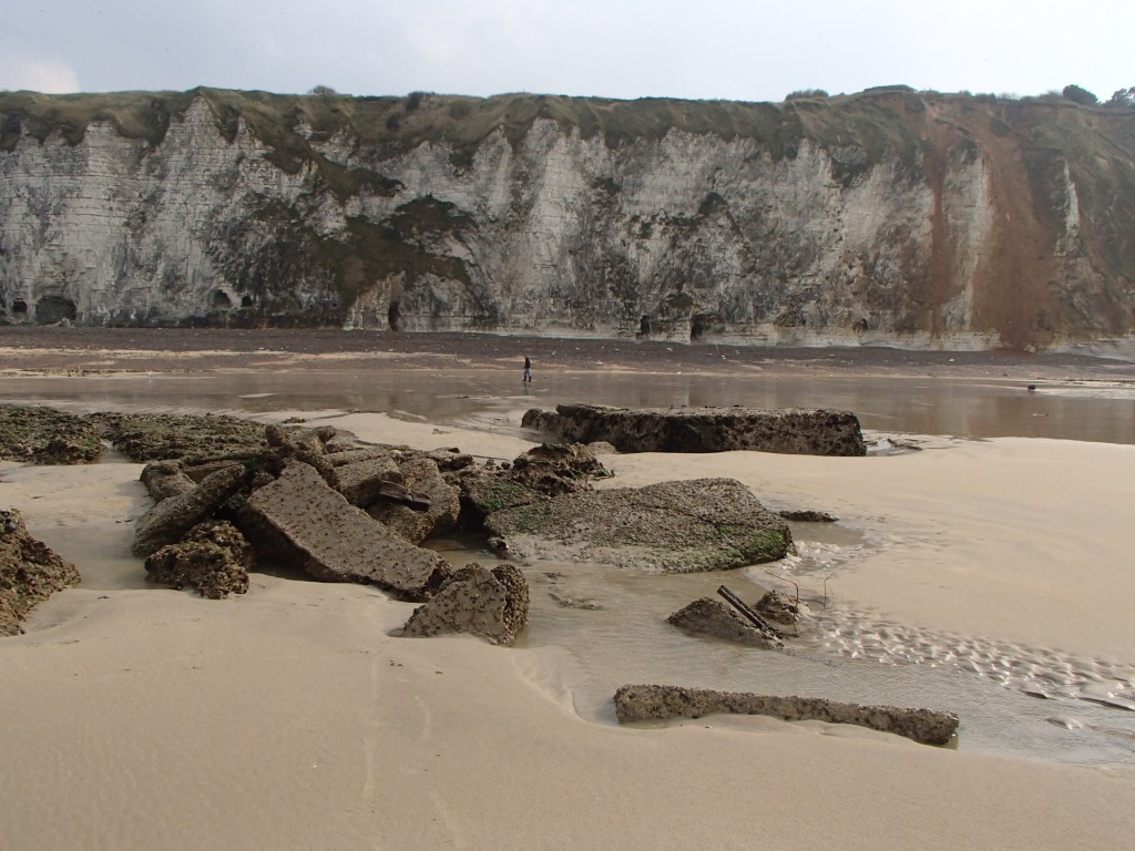 Dieppe à marée basse