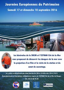 Journées Européennes du Patrimoine 2016 avec la SNSM @ ESTRAN Cité de la Mer