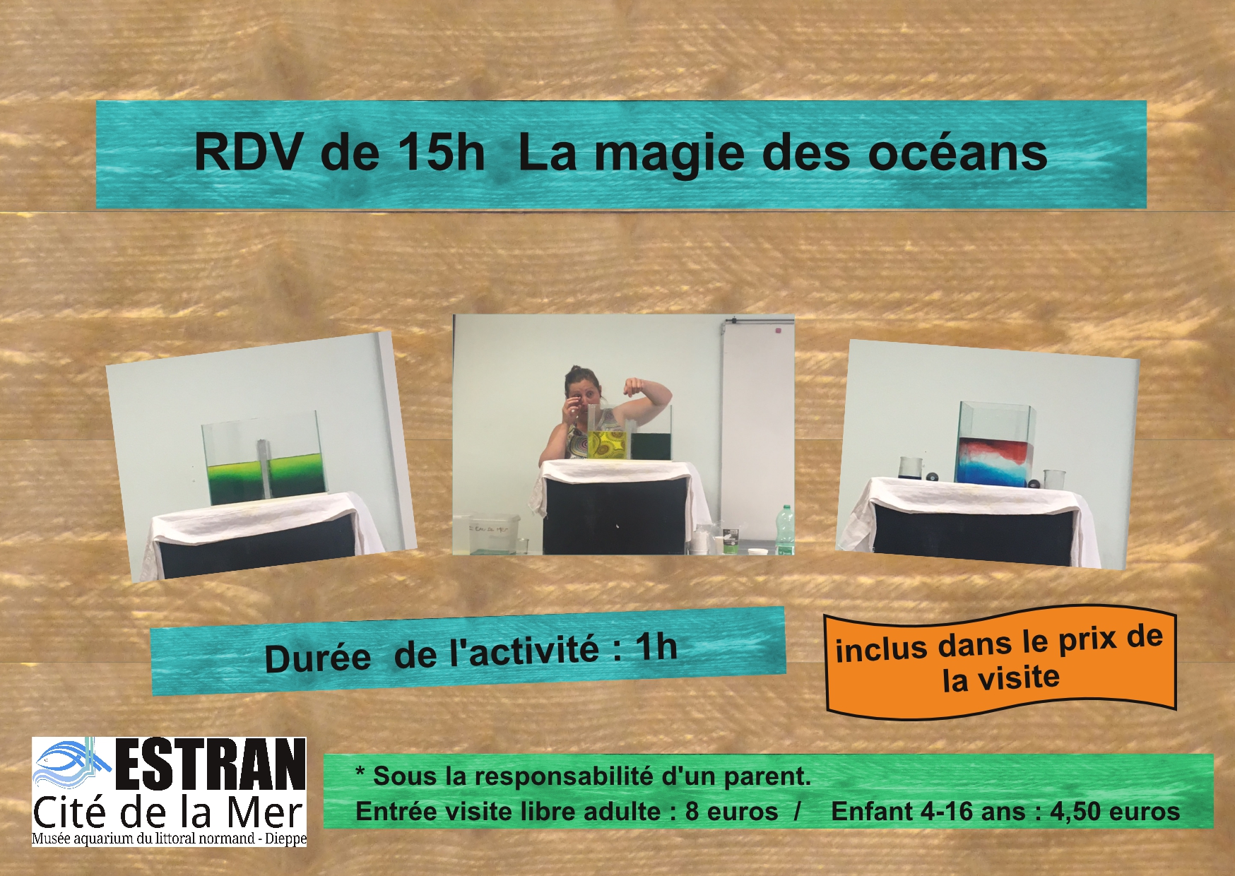 Les Petits Rendez-Vous de 15h "La magie des océans" @ ESTRAN - Cité de la Mer | Dieppe | Normandie | France