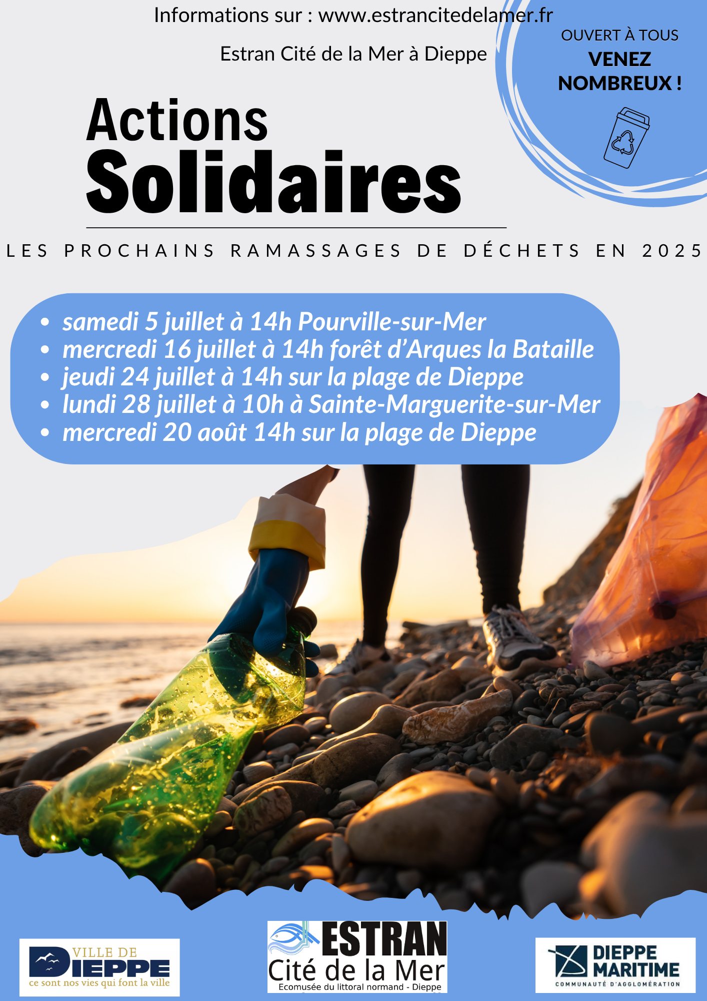 Ramassage de déchets citoyen à Sainte-Marguerite-sur-Mer @ parking de la plage de Sainte Marguerite-sur-Mer